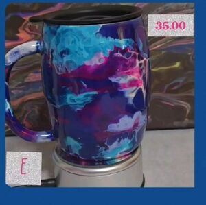 Alcohol ink tumbler